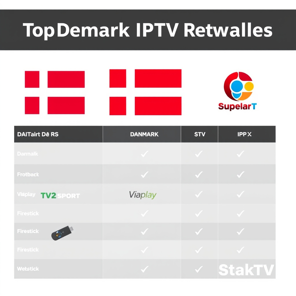Bedste IPTV Danmark 2025: Top Udbydere Sammenlignet | StakTV
